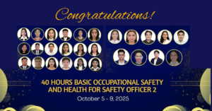 Adamson University students complete BOSH for Safety Officer 2 Training
